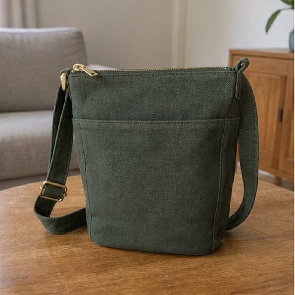 Forest Canvas Crossbody Bag